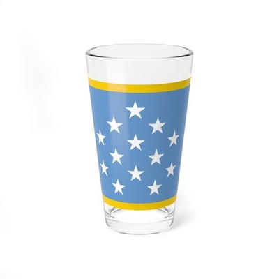 Medal of Honor Flag with Gold Fringe (United States) Pint Glass 16oz