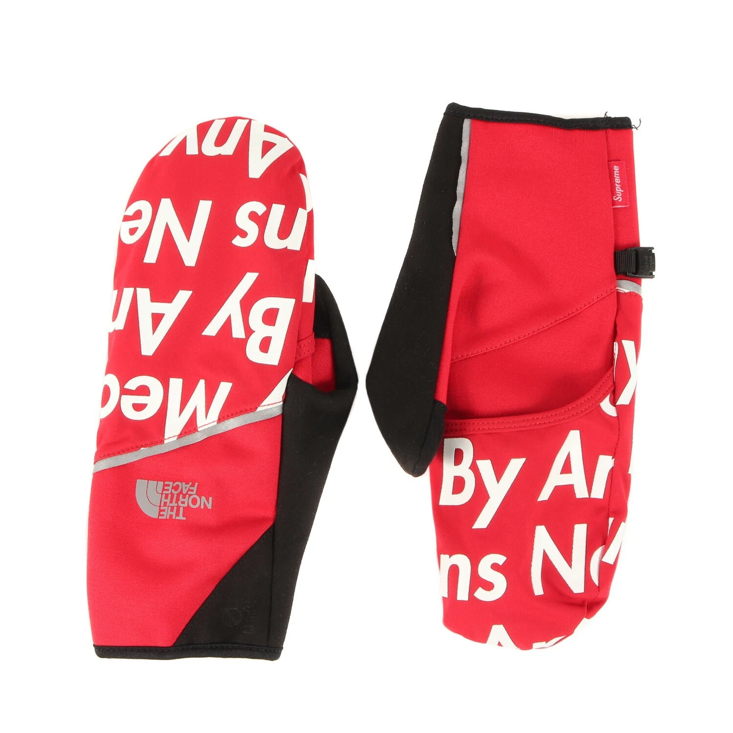 Gants Supreme Taille S 15Aw The North Face Message Logo Motif Hiver Runners Gl