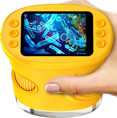 1000X Digital Handheld Microscope for Kids with 2.0'' IPS Screen, Outdoor Toys Po