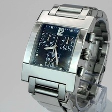 Gucci 7700 chrono chronograph date square wristwatch GUCCI 16867