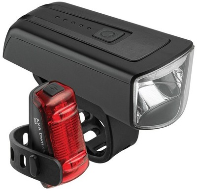 Lichtanlage Axa Dwn Set 70 Lux USB-C wiederaufladbar