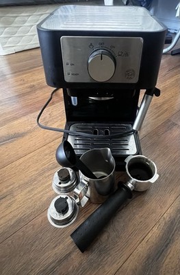 [USED] De'Longhi EC260BK Espresso Machine w/ Tamper, 12oz Cup, Baskets, Porta