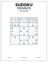 Sudoku Puzzle Book For Adults: 100 Hard Puzzles With