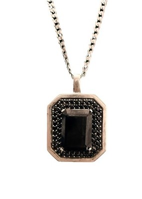 Argentium 935 Silver Black Onyx Pendant TJC Inspire