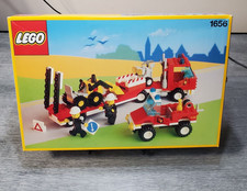 LEGO 1656 Rescue Truck & Tow Trailer Set 1991 VTG Town 