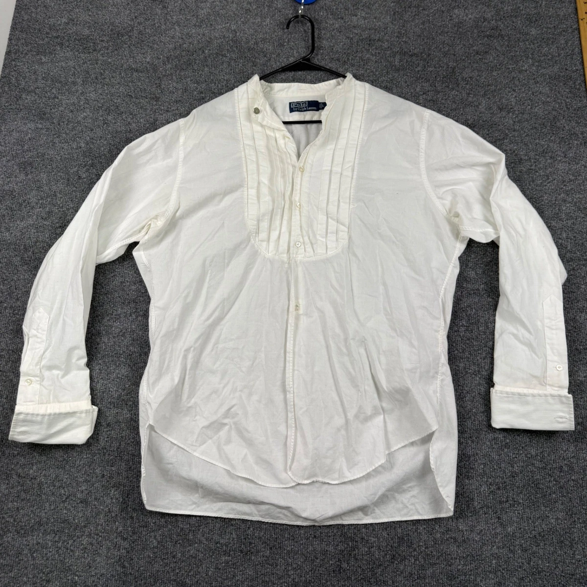 USED / no collar pullover cotton shirts 【公式通販】