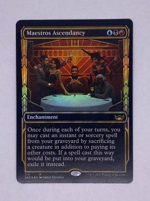 MTG Maestros Ascendancy (Showcase) Streets of New Capenna Foil