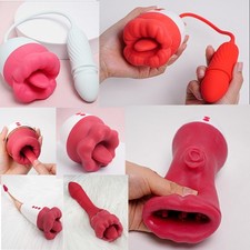 2in1 Sucking Vibrator Clit Sucker Dildo Women G-spot Massager Sex-Toys for Women