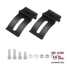 2PCS Car LED Light Bar Slide Mounting Brackets Kit - Adjustable Bottom Style2