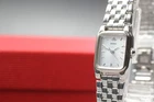 Vintage 1985 N MINT Seiko Gaiaxy V401-5500 Tank Quartz Womens Watch From JAPAN
