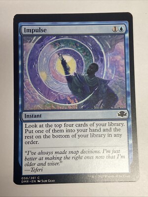 Impulse MTG Misprint Miscut
