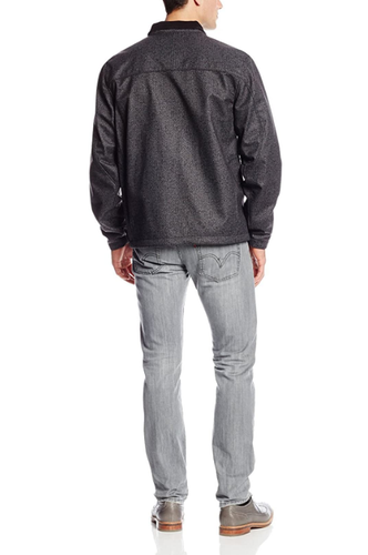Vince Camuto Men's 29-Inch Blurred Herringbone Softshell Jacket Medium NWT - Picture 3 of 5