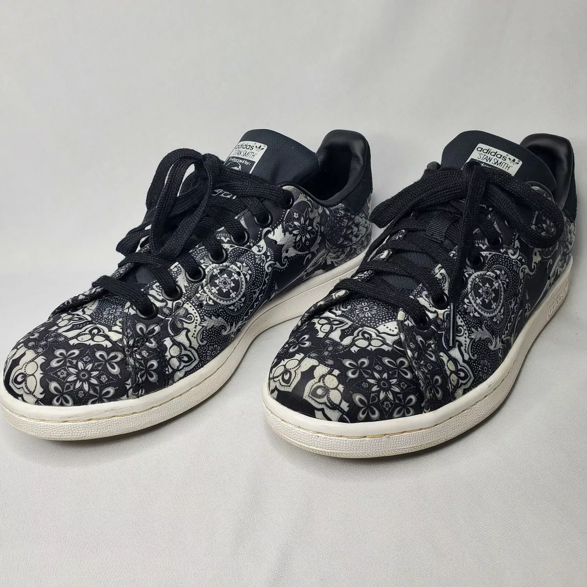 Adidas Stan Smith Sneakers Shoes Street Wear Paisley Damask S76667