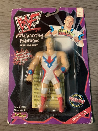 JEFF JARRETT WWF Bend Ems Just Toys 1998 series 8 ...