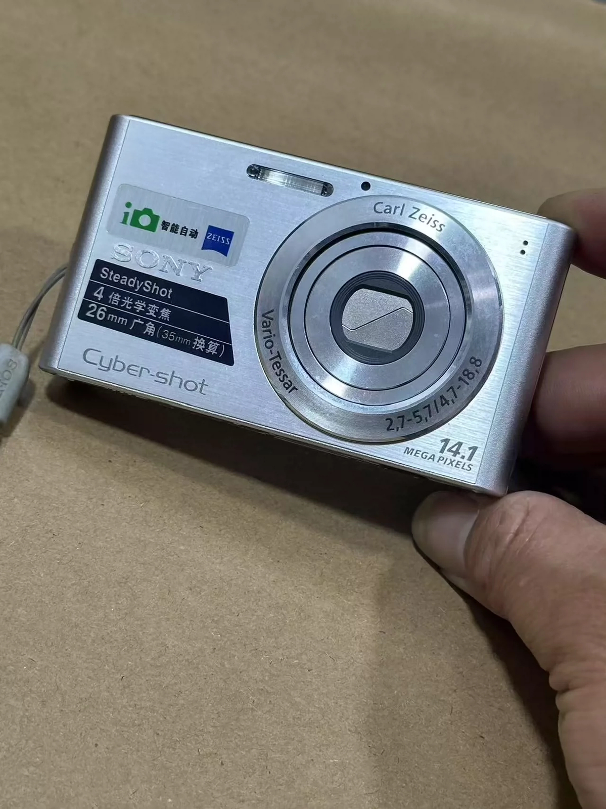 Sony Cyber Shot DSC-W320 Digital Camera 14.1MP 4x Optical Zoom 100% Working