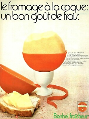  Werbung Advertising 0422 1971 Bonbel der Käse mit Schale  