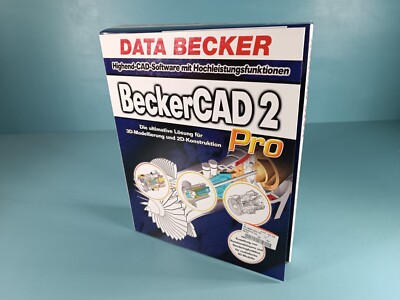 Data Becker - Becker CAD 2 Pro - OVP BIG BOX - PC CD Software + Handbuch