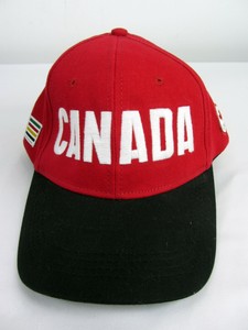 black strapback baseball cap