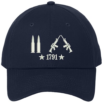 Only Bullets Guns 2A New Era Embroidered One Size Fits All Baseball Hats
