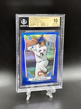 2014 Bowman Chrome Draft Albert Almora Blue Refractor #D 270/399 BGS 10 PRISTINE