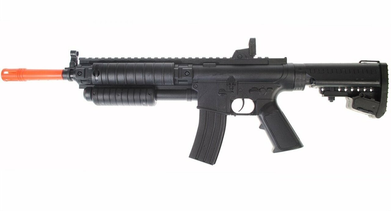 300 FPS - D.O.A. Spring Power Pump Tactical Airsoft Gun Rifle + BBS - 3/4 Scale