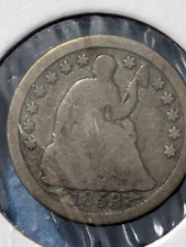 1853  Seated Liberty Half Dime  