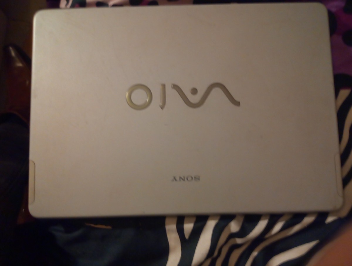Vintage Sony Vaio Model: PCG-7D1M MISSING RAM, HD COVER HARD DISK