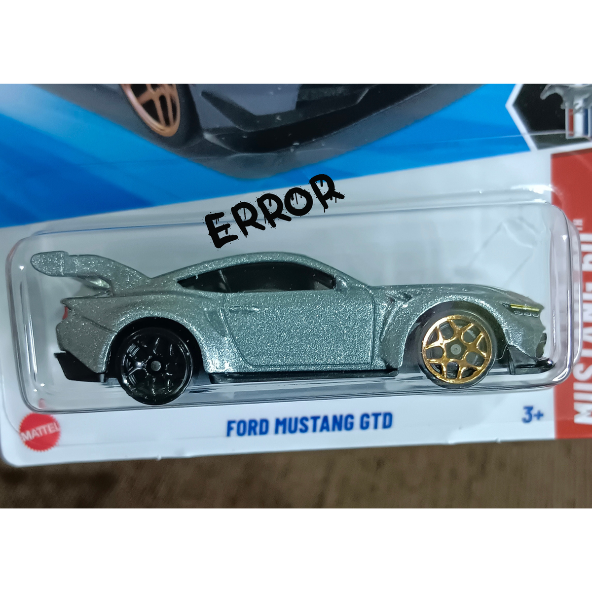 Hot Wheels 2025 Ford Mustang GTD Case B Mustang 60 Error With Free
