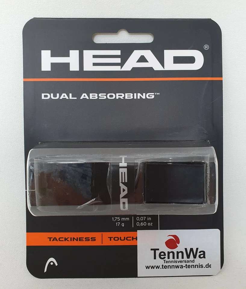 HEAD Basis Griffband Dual Absorbing schwarz, griffiges Profi-Griffband - Bild 1 von 1