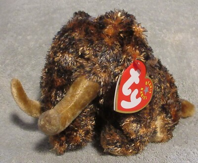 Ty Beanie Baby Giganto the Mammoth DOB December 17, 2000 MWMT Free  Shipping