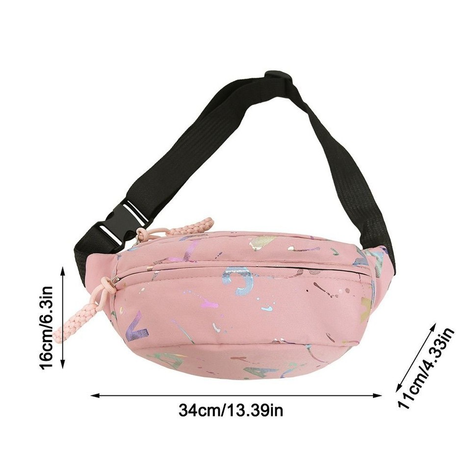Fanny Pack Chest Shoulder Bag Multifunctional Half Moon Belt Bag Waist