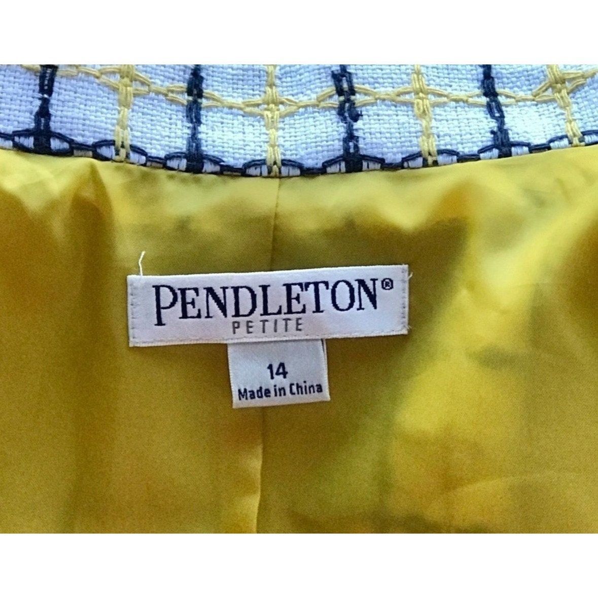 Pendleton designer jacket 14 Petite short afforda… - image 8
