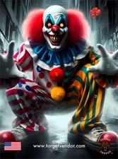 Paper Targets Handgun Pistol Practice, High Quality Shooting Target Creepy Clown