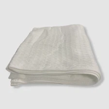 $25 Uchino White Waffle Twist Cotton Ultra-Absorbent Hand Towel Rag Cloth