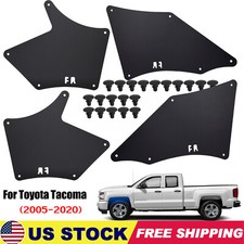 4pcs Fender Liners Seal Flaps Guard Splash Shield For Toyota Tacoma 2005-2020 4pcs Fender Liners Seal Flaps Guard Splash Shield For Toyota Tacoma 2005-2020