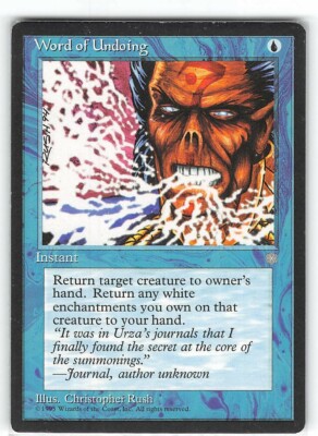 Word of Undoing *Common* Magic MtG x1 Ice Age MP