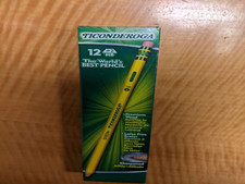 12 crayons et agrafes Ticonderoga en bois #2 5 poignées crayon doux toucher confort