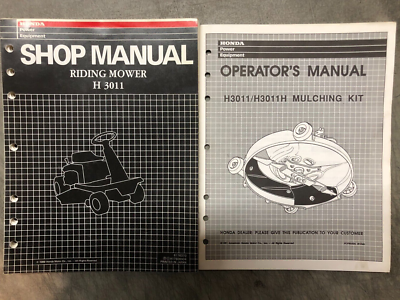 Honda Equitazione Tagliaerba H3011 H 3011 Servizio Negozio Manuale Set OEM - Foto 10