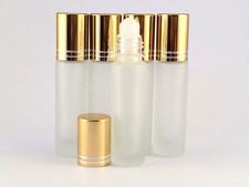 EMPTY GLASS 1x10ML ROLL ON BOTTLES - LIQUIDS ESSENTIAL & PERFUME OIL REFILABLE