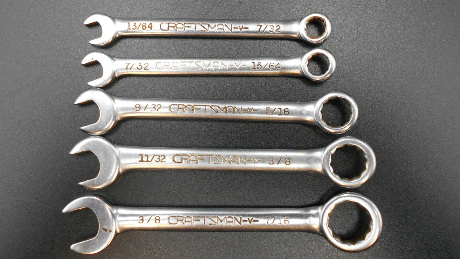 Vintage Craftsman -V- Series Ignition Wrenches ~ Lot of 5