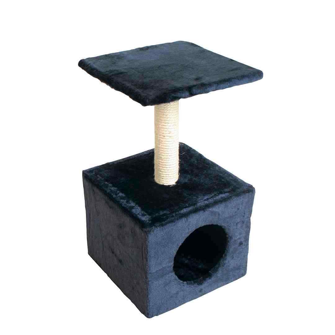 Arbre à chat Christa bleu, idéal pour le salon des petits appartements