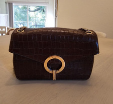 Sandro Leather Yza Bag Small Brown Retails $425