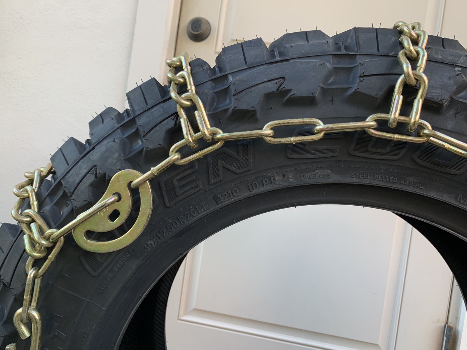 LONG LIFE ALLOY CAM COMMERCIAL HVY DUTY Tire Chains 35x12.50R20LT 35x12