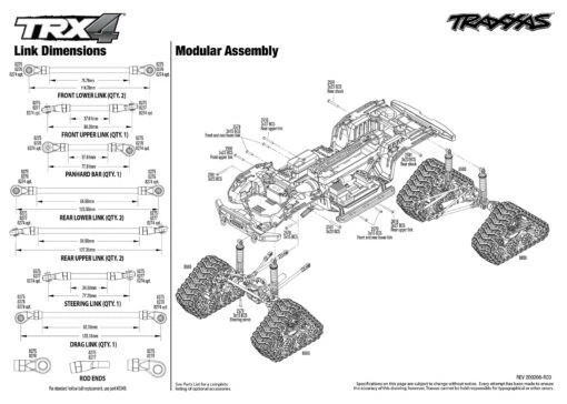 crawler Traxxas TRX-4 Sport Traxx bleu avec ses chenilles - Photo 4/4