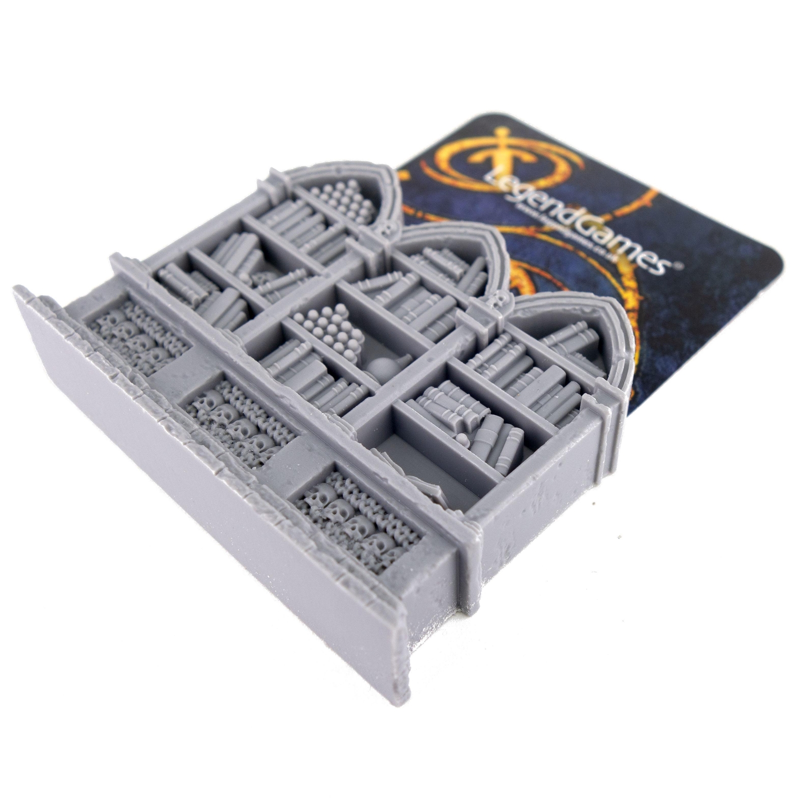 RPG Resin Scenery - Necromancer Bookcase - Dungeon gaming terrain