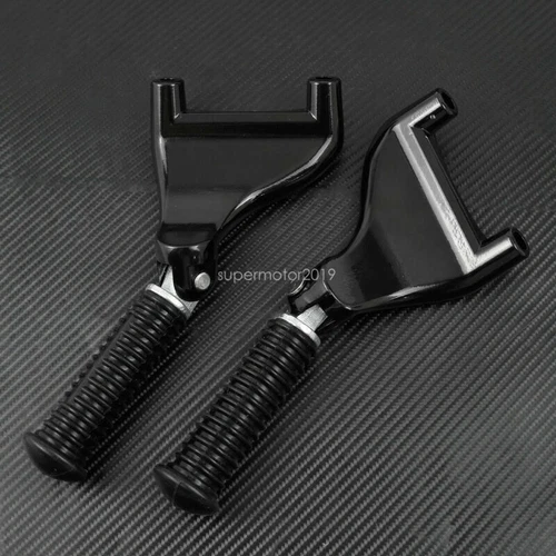 Rear Passenger Foot Pegs Pedal Mount Fit For Harley Sportster XL883 1200 04-13 - Picture 8 of 13