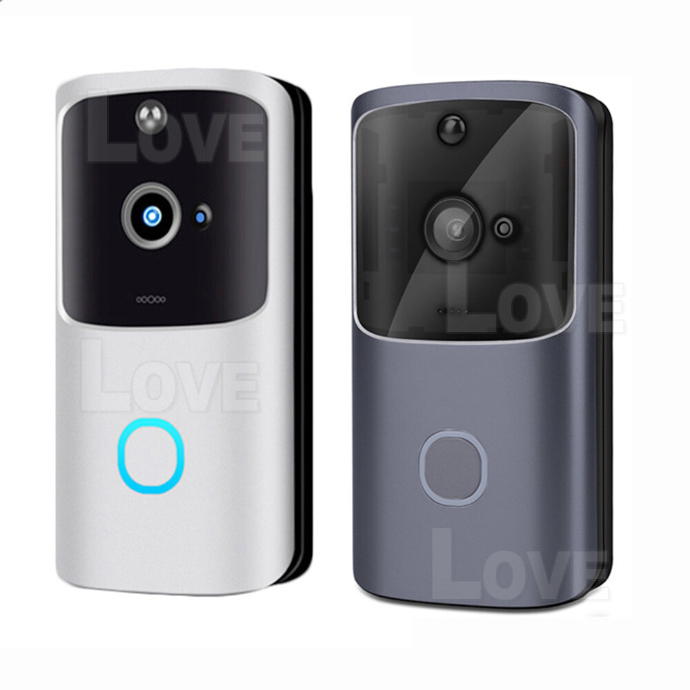 Wireless Doorbell Phone Video Door Bell Ring WiFi Smart Intercom Security Camera-image