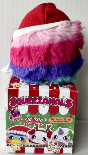 Squeezamals 2018 Holiday Blind Box Scented PUFFY FLUFF BALL #3 Opened to ID Only - Picture 3 of 3