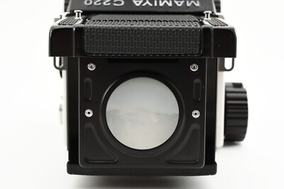 NearMINT] Mamiya C220 Pro Film Camera + 80mm f2.8 + 55mm f4.5 Blue