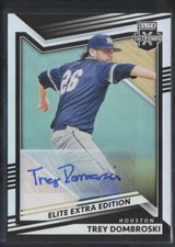 2022 Panini Elite Extra Edition #133 Trey Dombroski Signatures Auto Houston